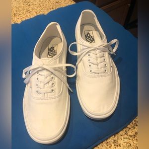 Vans size 11 white